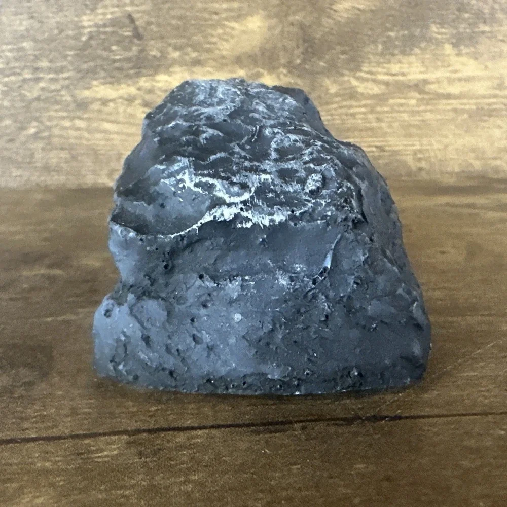 Small Black Simulated Faux Rock Hide a Key-Outdoor Decorative Fake Rock Key Hide